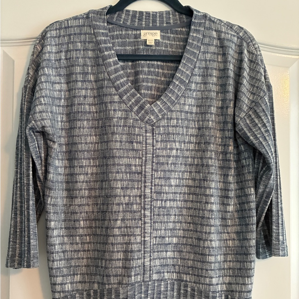 Blue 3/4 Sleeve Top